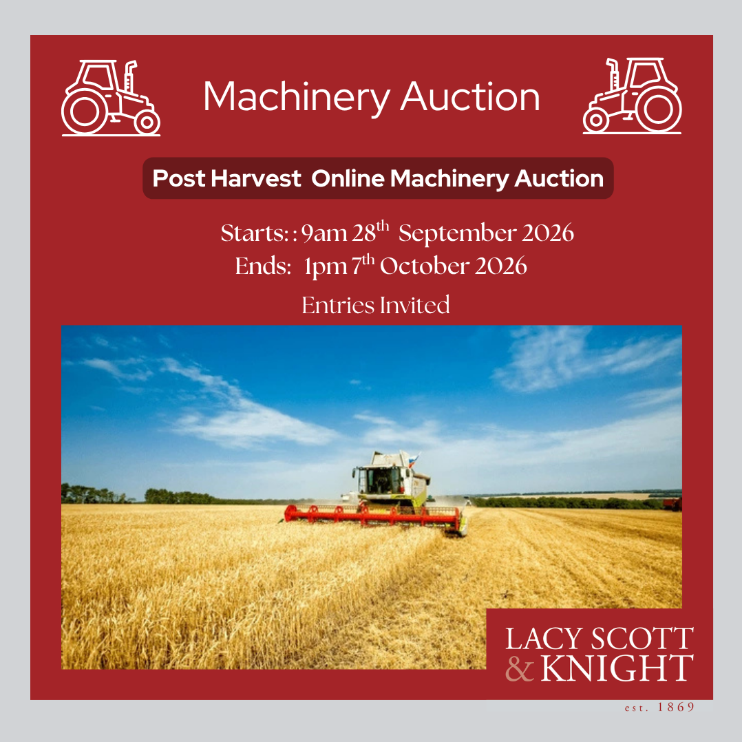 Post Harvest Collective Timed Online Machinery Sale