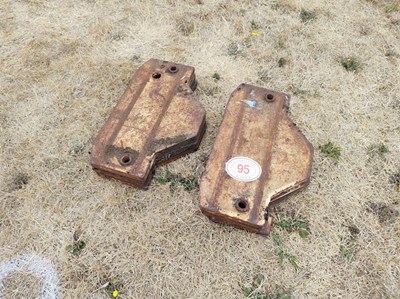 Lot 95 - 6x Tractor Weights