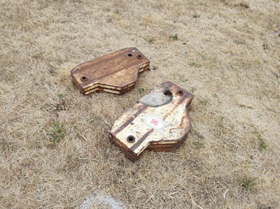 Lot 96 - 6x Tractor Weights