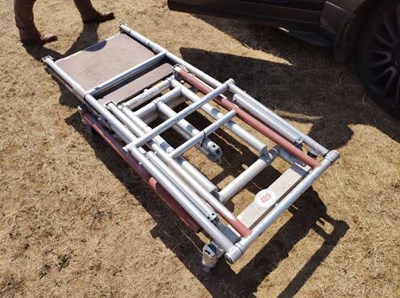 Lot 489 - Folding Scaffold Tower