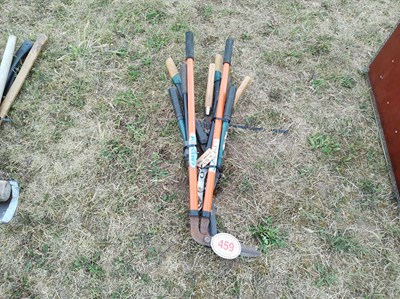 Lot 459 - 4 Items of garden equipment - shears, loppers etc.