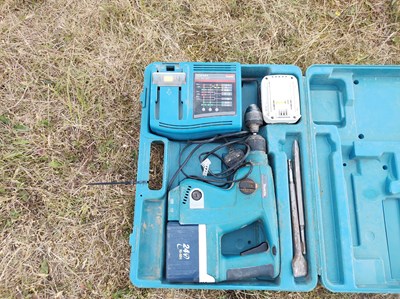 Lot 464 - Makita 24v batter hammer drill SDS chuck