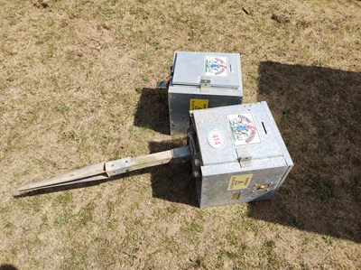 Lot 414 - Metal Battery Box