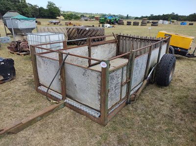 Lot 425 - Stock Trailer Scholes (11.9 ft x 6ft) Metal Floor