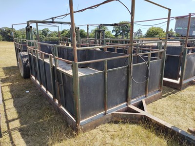 Lot 452 - Stock Trailer 24ft x 6ft (Metal floor well maintained) will hold 18-20 sows