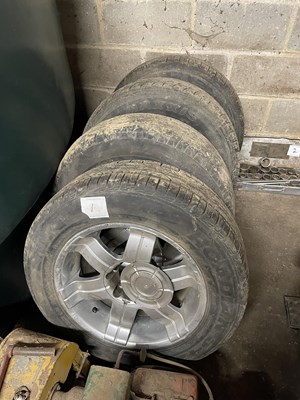 Lot 1 - Wheels x 4 (Off Nissan Navara) 18" 225/60R/18