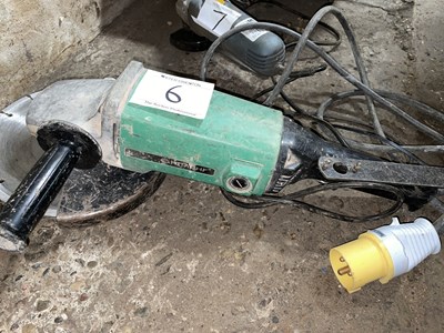 Lot 6 - Hitachi 110v Angle Grinder