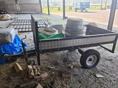 Lot 116 - Homemade Feed Trailer