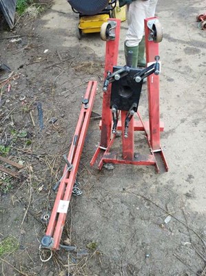 Lot 14 - Engine Stand with Engine Support