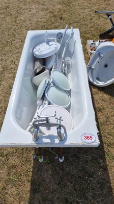 Lot 365 - Bath and attachments
