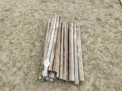 Lot 385 - 40 x 1m Round Fence Posts
