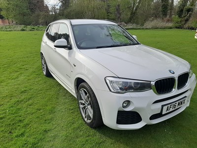 Lot 744 - BMW X3 2.0 20D M Sport X Drive (2016) Reg No....