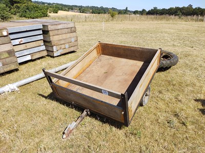 Lot 678 - Small car trailer 5ft x 4.5ft