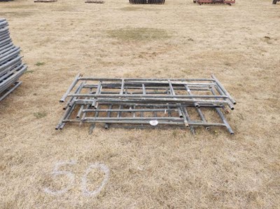 Lot 50 - Qty of Galvanised Gates