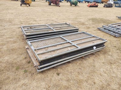 Lot 52 - Qty of Galvanised Gates
