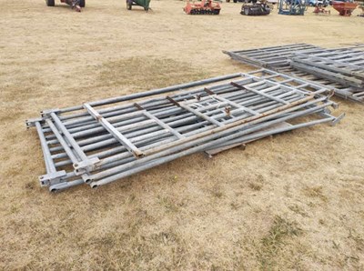 Lot 53 - Qty of Galvanised Gates