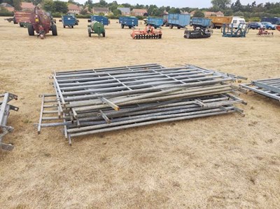 Lot 54 - Qty of Galvanised Gates