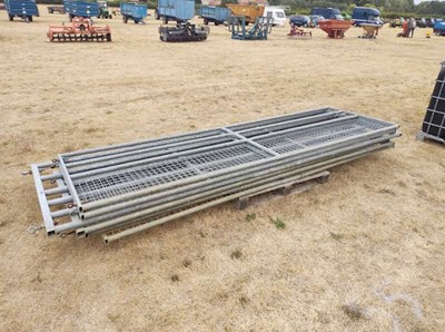 Lot 55 - Qty of Galvanised Gates