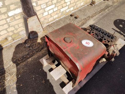 Lot 40 - International B275 Fuel Tank and cylinder head...