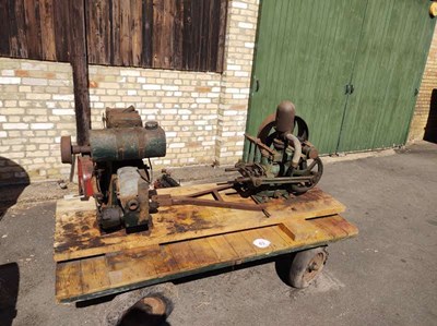 Lot 42 - Lister Engine with Water Pump (Located in...