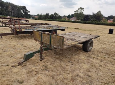 Lot 220 - 12ft Flat Bed Trailer