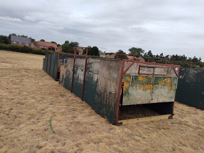 Lot 245 - 2x Weaner Kennels and Hurdles