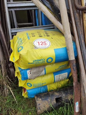 Lot 125 - 4 x Bags Mastercrete Cement (Located in...