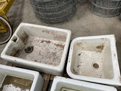 Lot 11 - 2x Butler Sinks