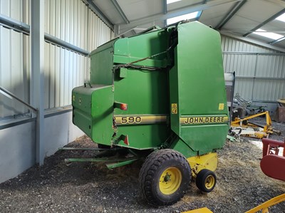 Lot 187 - John Deere 590 Round Baler (1995)