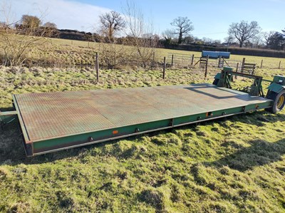 Lot 158 - G T Bunning & Sons 3t Hydraulic Low Loader...