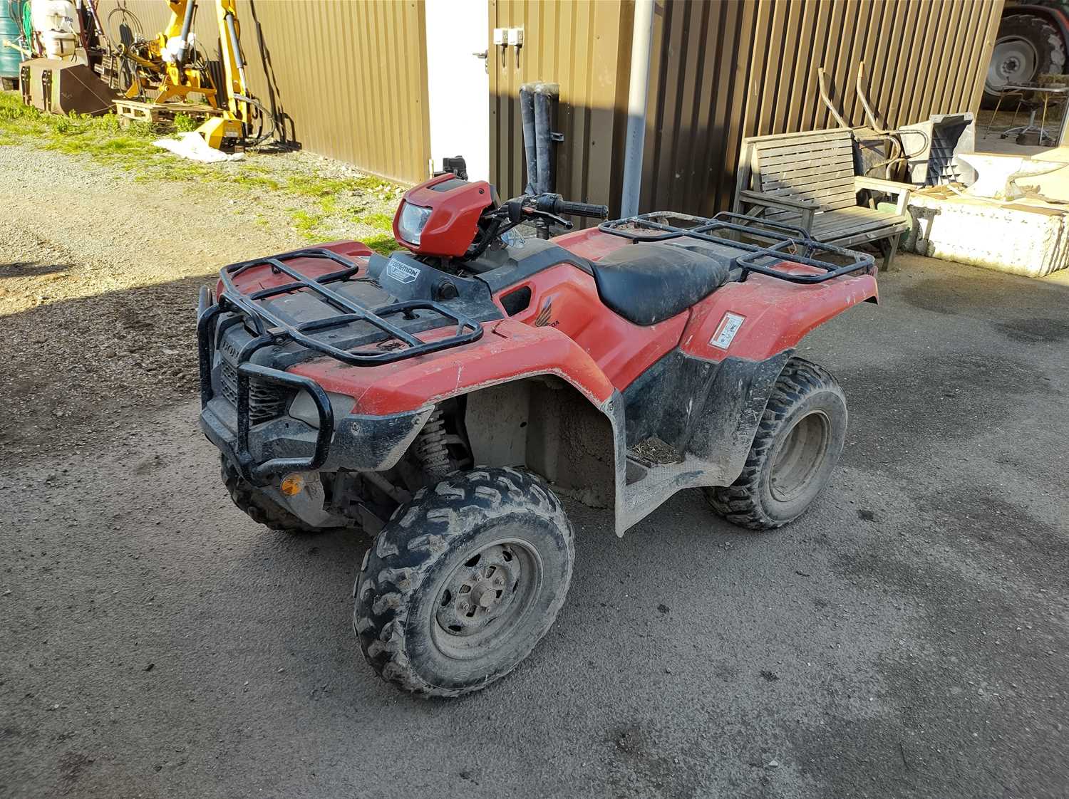 Lot 198 - Honda Foreman 4x4 Quad Bike. 4,888km (2017)