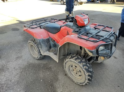 Lot 198 - Honda Foreman 4x4 Quad Bike. 4,888km (2017)