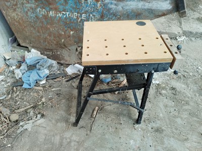 Lot 52 - Wolfcraft Folding Workbench
