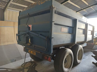 Lot 60 - Marston Ace FF-10 Grain Trailer with Greedy...