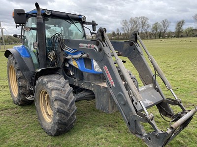 Lot 266 - New Holland T6010 Tractor with Front Loader...