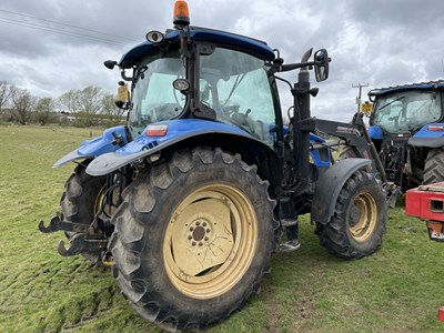 Lot 266 - New Holland T6010 Tractor with Front Loader...