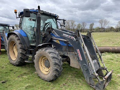 Lot 265 - New Holland T6010 Tractor with Front Loader...