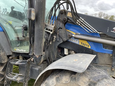 Lot 265 - New Holland T6010 Tractor with Front Loader...