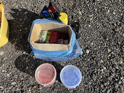 Lot 16 - Asst of Sheep Equipment (Syringes, Raddle...
