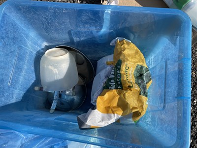 Lot 16 - Asst of Sheep Equipment (Syringes, Raddle...