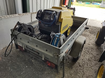 Lot 33 - K'archer HDS 745 Pressure Washer on Trailer